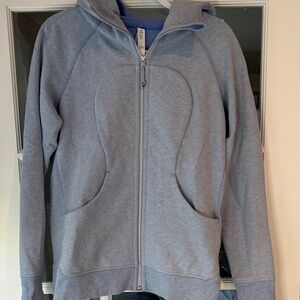 Lululemon Long Sleeve Light Blue Scuba
